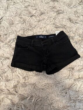 HOLLISTER Black Jean Shorts